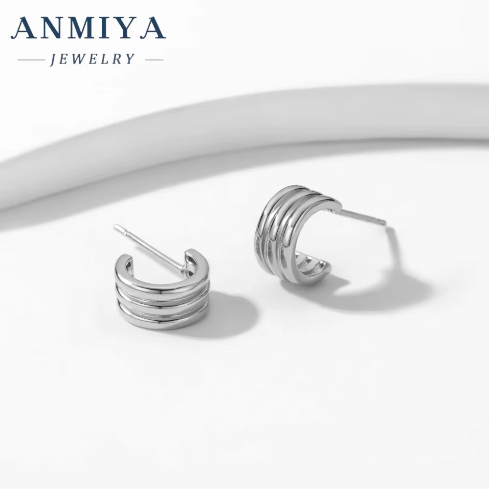 Fine Jewelry Earrings High Quality Fashion Jewelry Inspired Designer Stud Earrings 18K Gold Plated Earrings