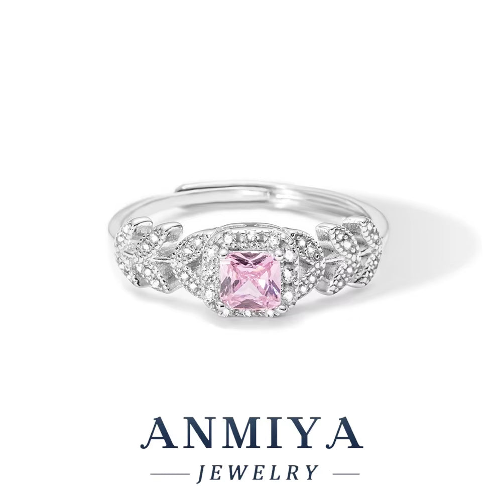 Simple Fashion Jewelry 925 Sterling Silver Plain Circle Ring Set for Women INS Style Niche Light Luxury Personality Base Ring