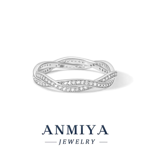 Fashion Jewelry 925 Sterling Silver Stacked Wear Ring Jewelry for Women 18K Gold Plated 925 Silver Wedding Engagement Rings