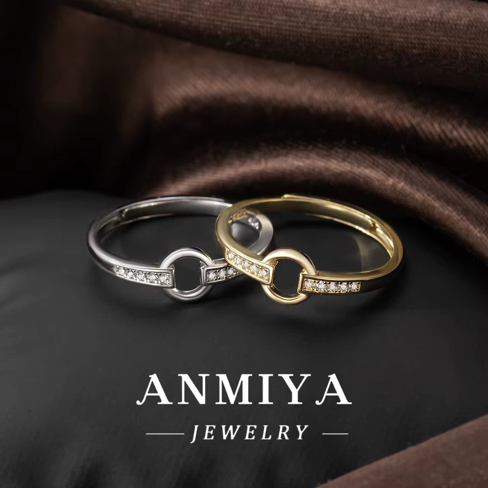 Wholesale 925 Geometric Ring Minimalist Silver Jewelry Bulk Orders for Daily Wear/Stacking/Gift