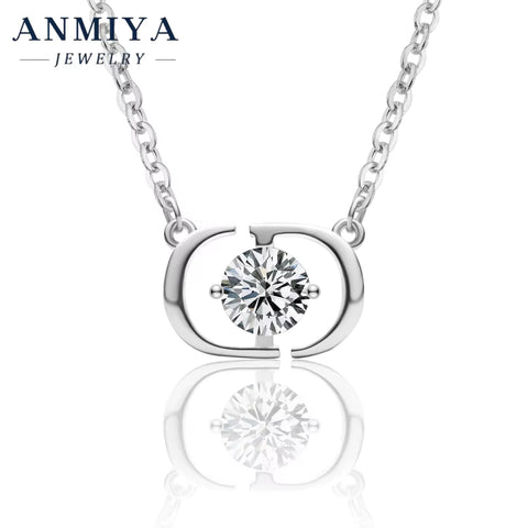 Bridal Moissanite 925 Silver Jewelry Set - Matching Earrings & Necklace, Sterling Silver 925 Jewelry Wedding Gift Package