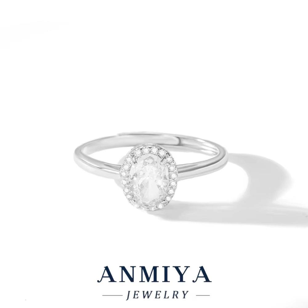 Geometric Cut Colorful Zircon Ring 925 Sterling Silver Hypoallergenic Zircon Jewelry Fashion Women'S Accessories for Wholesale