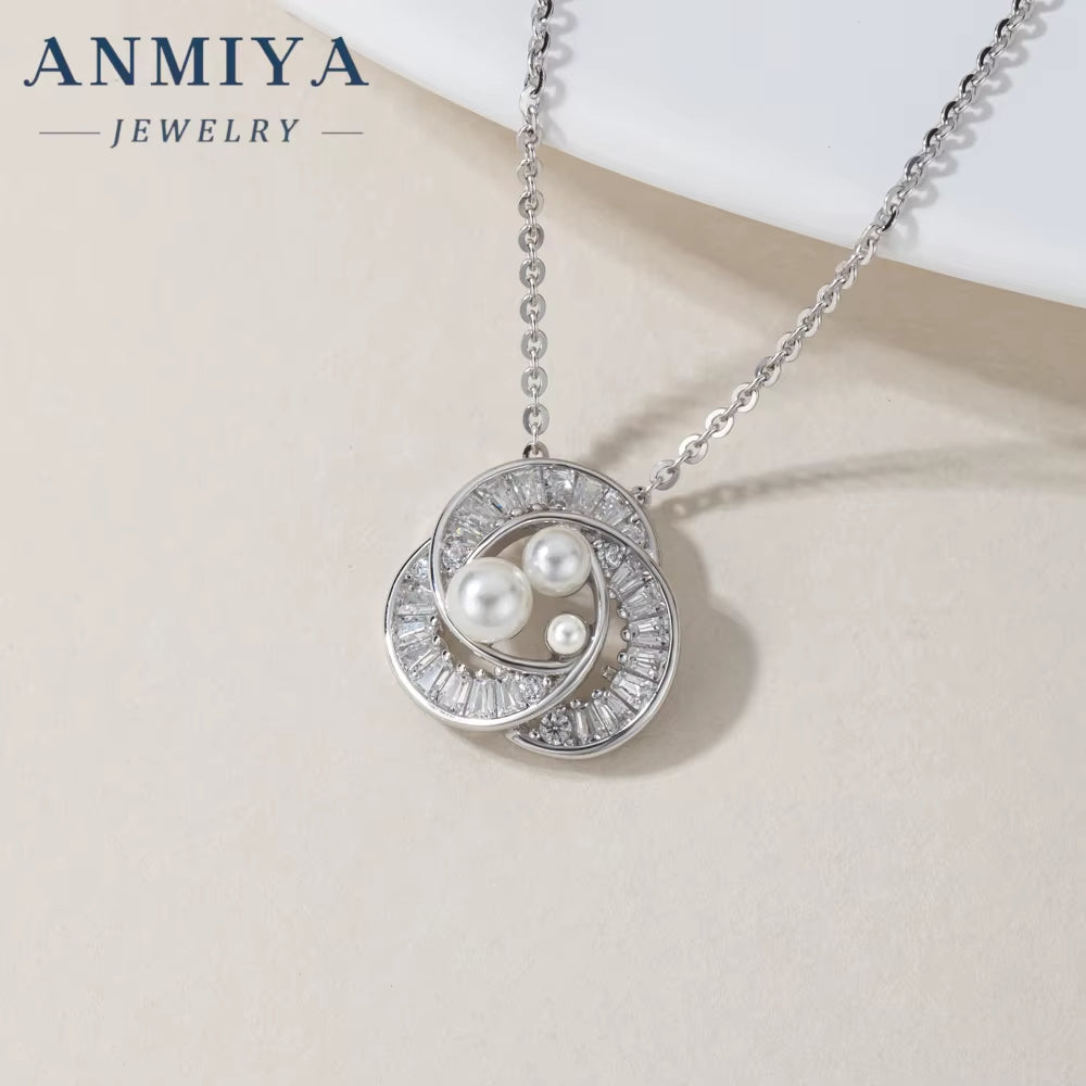 Elegant Wholesale Fine 925 Silver High Quality Freshwater Pearl Rose Flower Shape Earrings Set for Gift Women