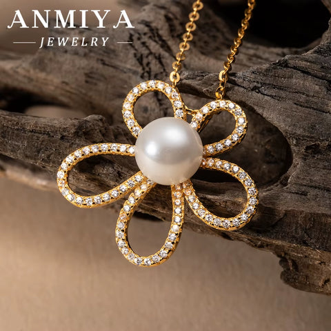 Trendy 925 Silver Jewelry Set, Modern Silver 925 Set for Women, Minimalist Sterling Silver Flower Jewelry,