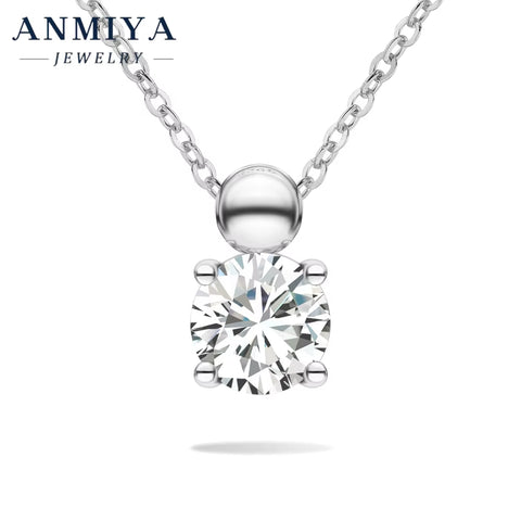 Hypoallergenic 925 Silver Moissanite Jewelry - Earring and Necklace Set, Sterling Silver 925 Jewelry Premium Collection