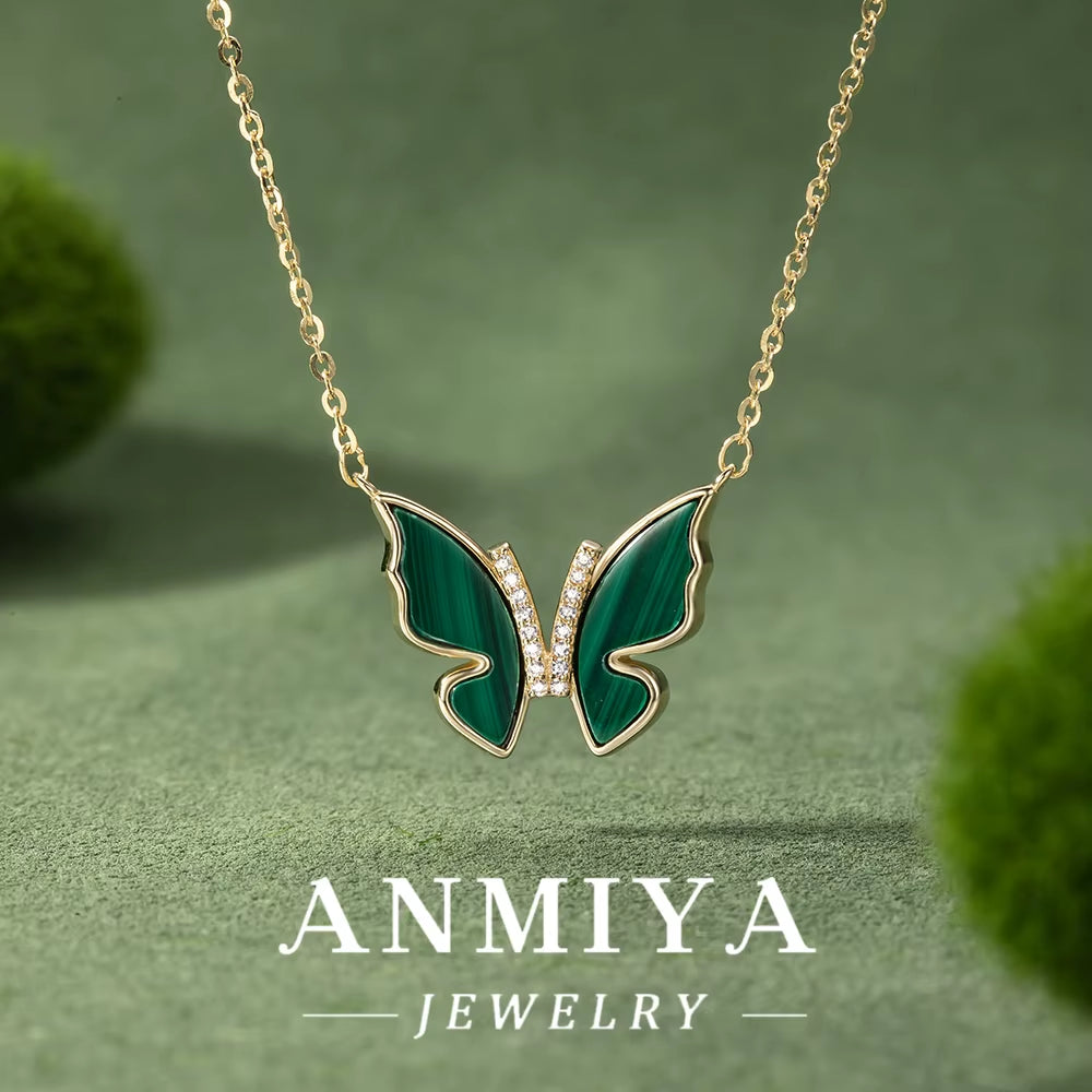 Malachite 925 Necklace, a Stunning Silver Jewelry Addition to Your Collection