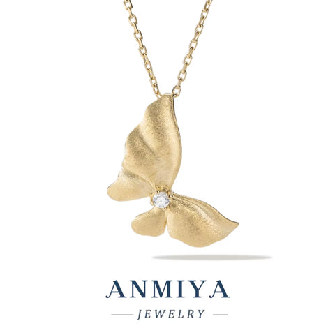 Sterling Silver 925 Butterfly Necklace - Boho Silver Jewelry Set with Pendant, 925 Silver Gift for Her