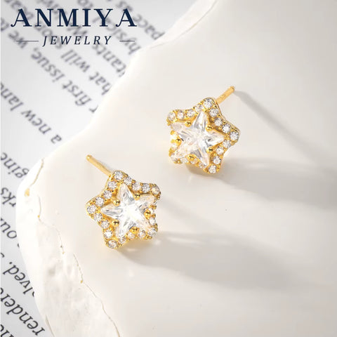 Everyday Silver 925 Star Jewelry Set, Versatile Sterling Silver Jewelry for Women, Lightweight 925 Silver Necklace & Earrings