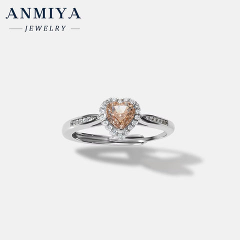 Fashion Jewelry Ring Manufacturer 5A Zircon Stone Ring Eternity Heart Ice Cut Ring for Women Lover