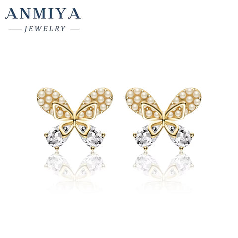 925 Sterling Silver Bow Knot Fashion Stud Earrings Wholesale Jewelry for Women Waterproof Hypoallergenic