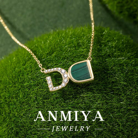 Malachite Gemstone 925 Necklace, a Piece of Silver Jewelry for Your Unique Style