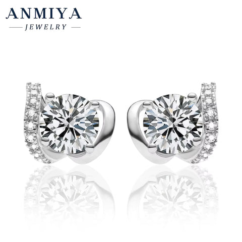 925 Sterling Silver Jewelry Set with ZIRCON - Matching Earrings & Necklace, Durable Silver 925 Jewelry Gift Package