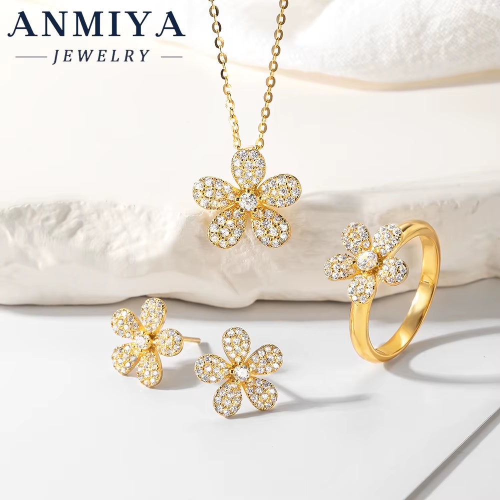 Luxury Sterling Silver Jewelry Elegant Boxed Set Anniversary Gift for Her Silver 925 Set