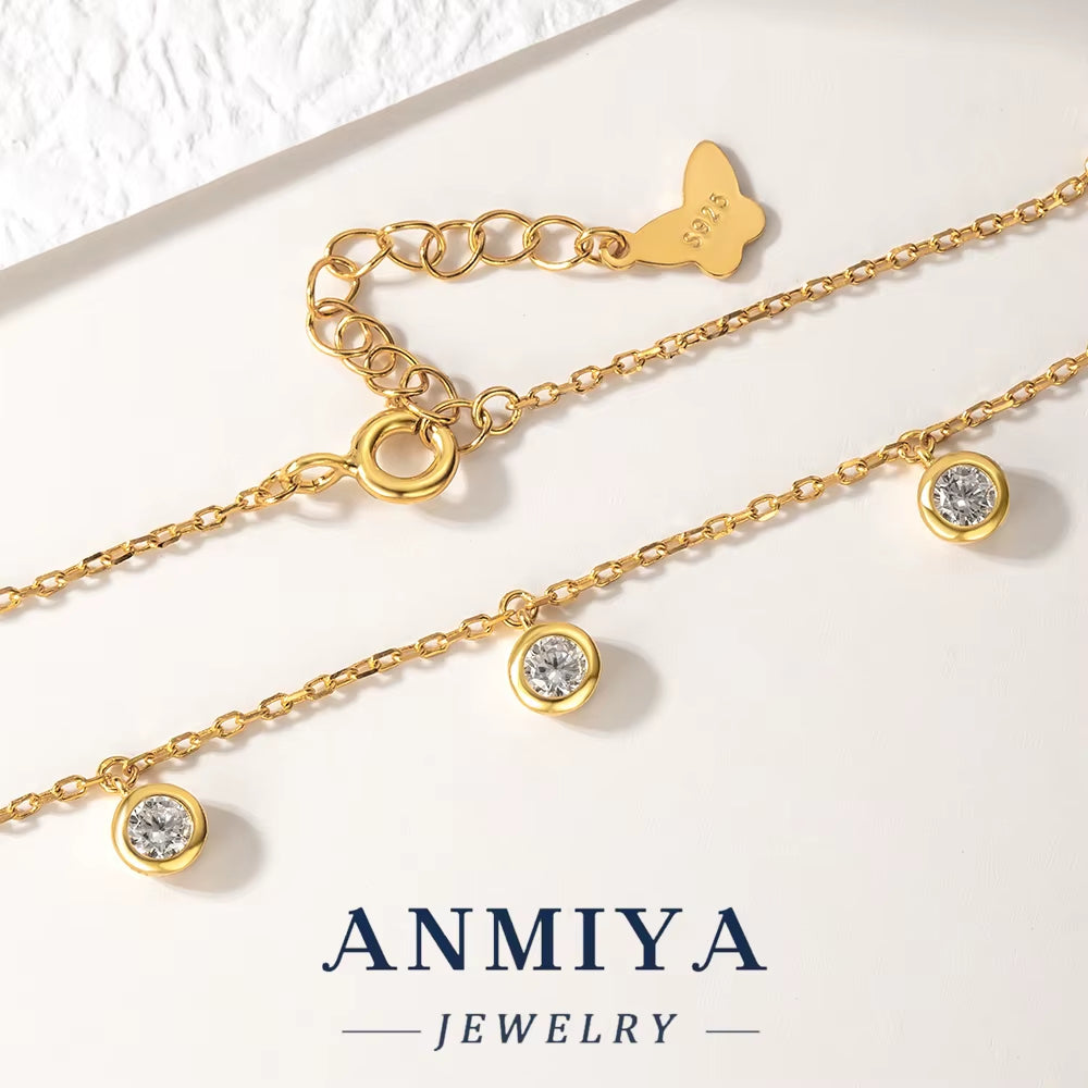 Tarnish Resistant Silver Jewelry Protective Coated Clover Bracelet Long Lasting Shine Silver Clover Bracelet