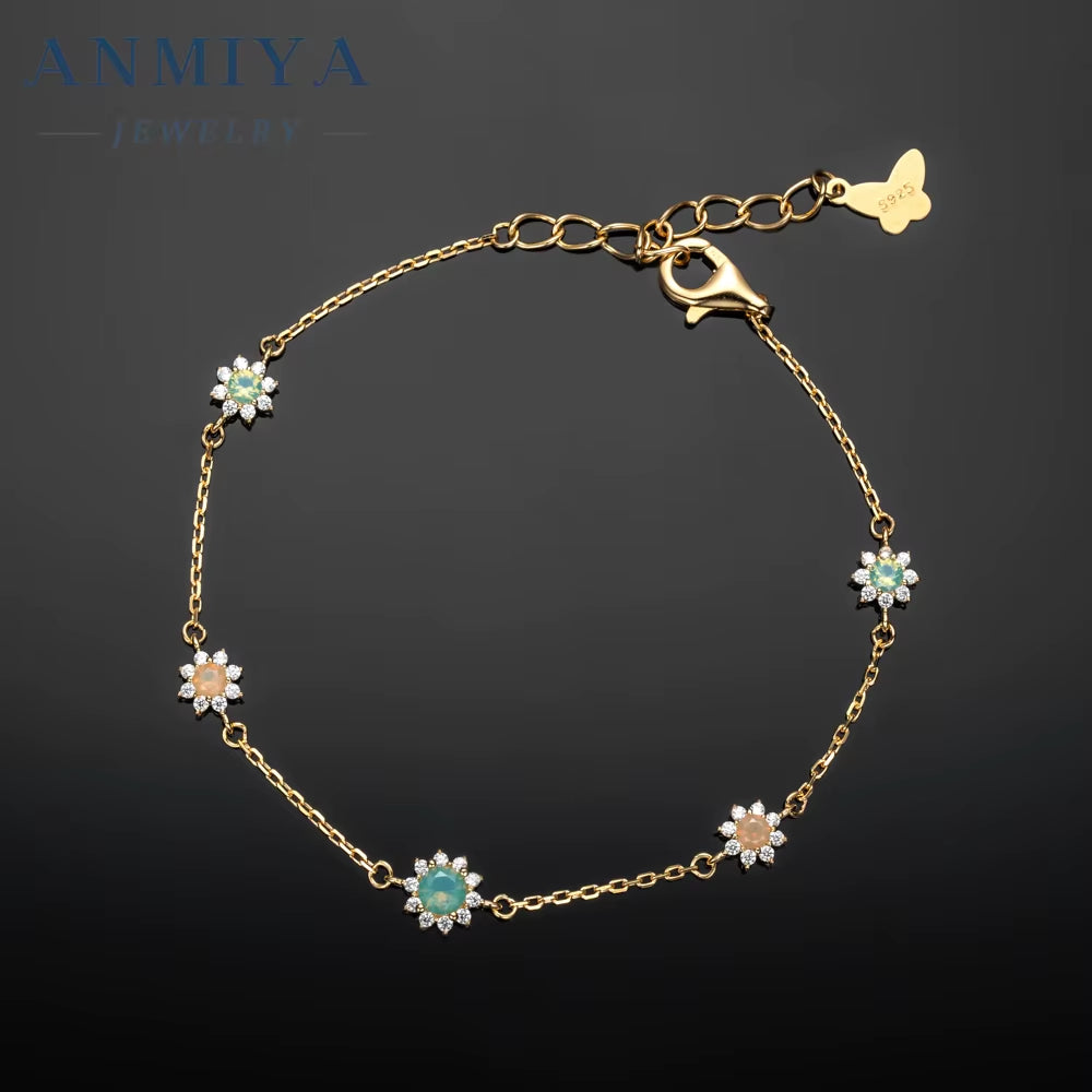 Fashion Wholesale Jewelry 18K Tennis Bracelet Silver 925 Gold Plated Cute Party Zircon Bracelets