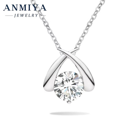 Bridal Moissanite 925 Silver Jewelry Set - Matching Earrings & Necklace, Sterling Silver 925 Jewelry Wedding Gift Package