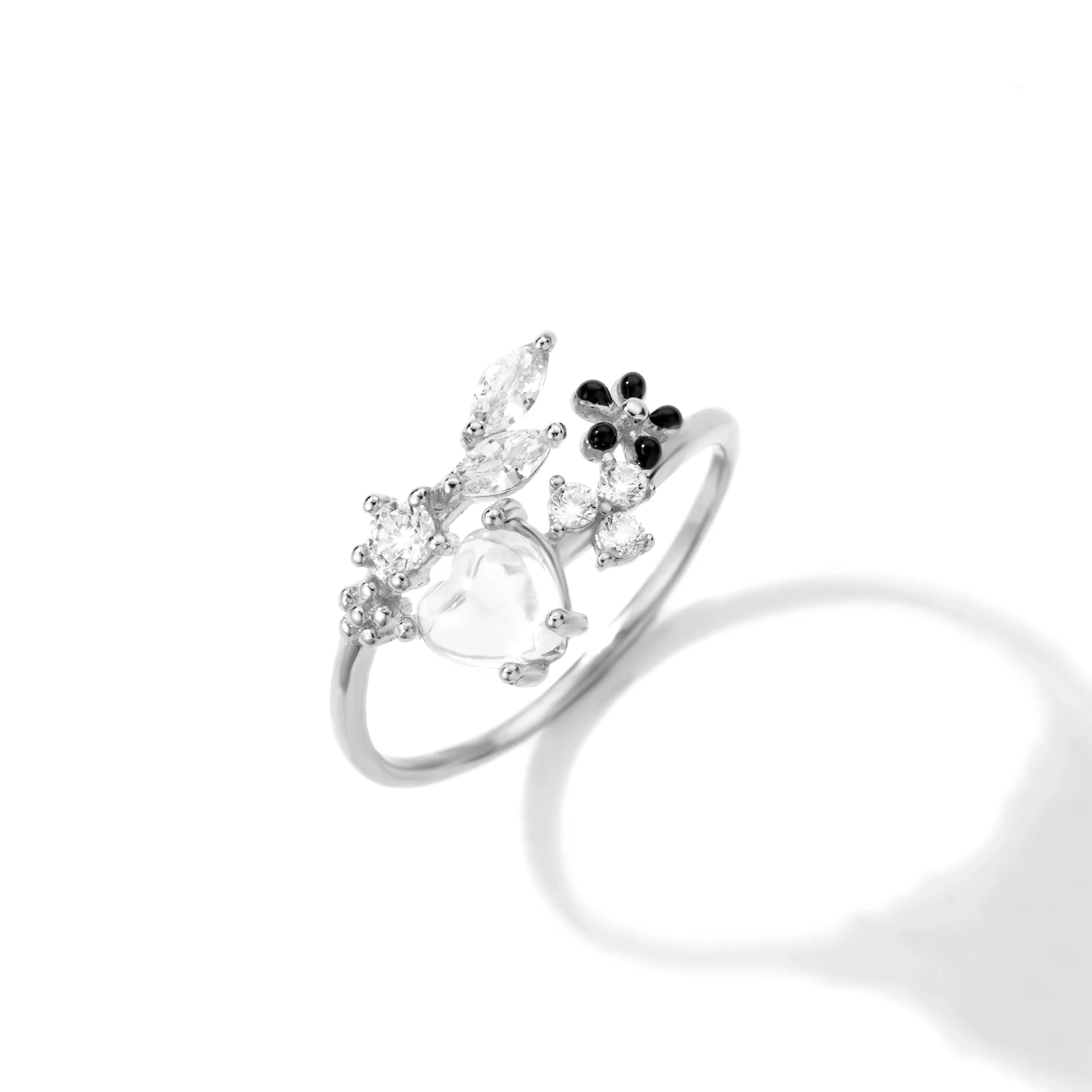 ANMIYA Best Selling Custom 18K Gold 925 Sterling Silver Eternity Ring Trendy Design with Zircon Ring for Unisex