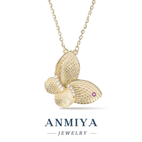 Silver Jewelry 925 Set - Butterfly 925 Necklace & Earrings, Sterling Silver Romantic Gift