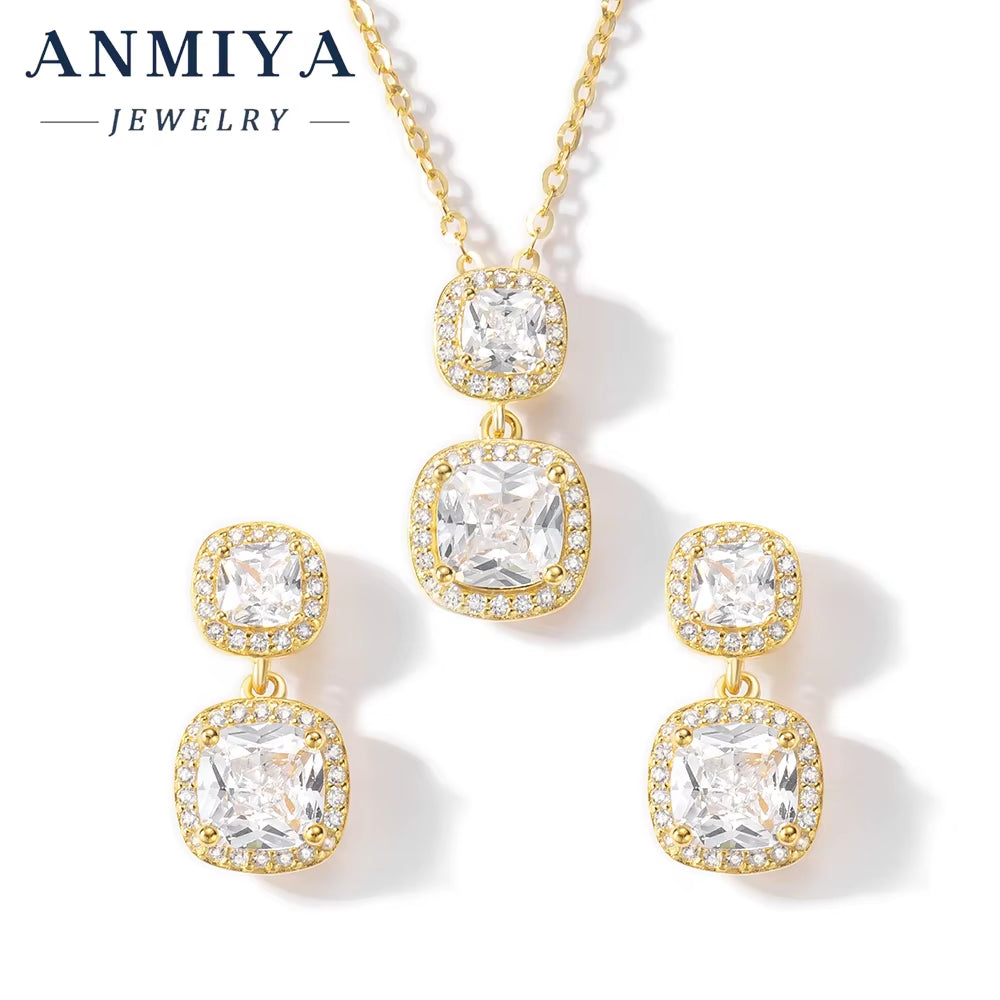 Vintage-Inspired 925 Silver Jewelry Set, Classic Sterling Silver Jewelry, Antique Silver 925 Set, Geometric Design