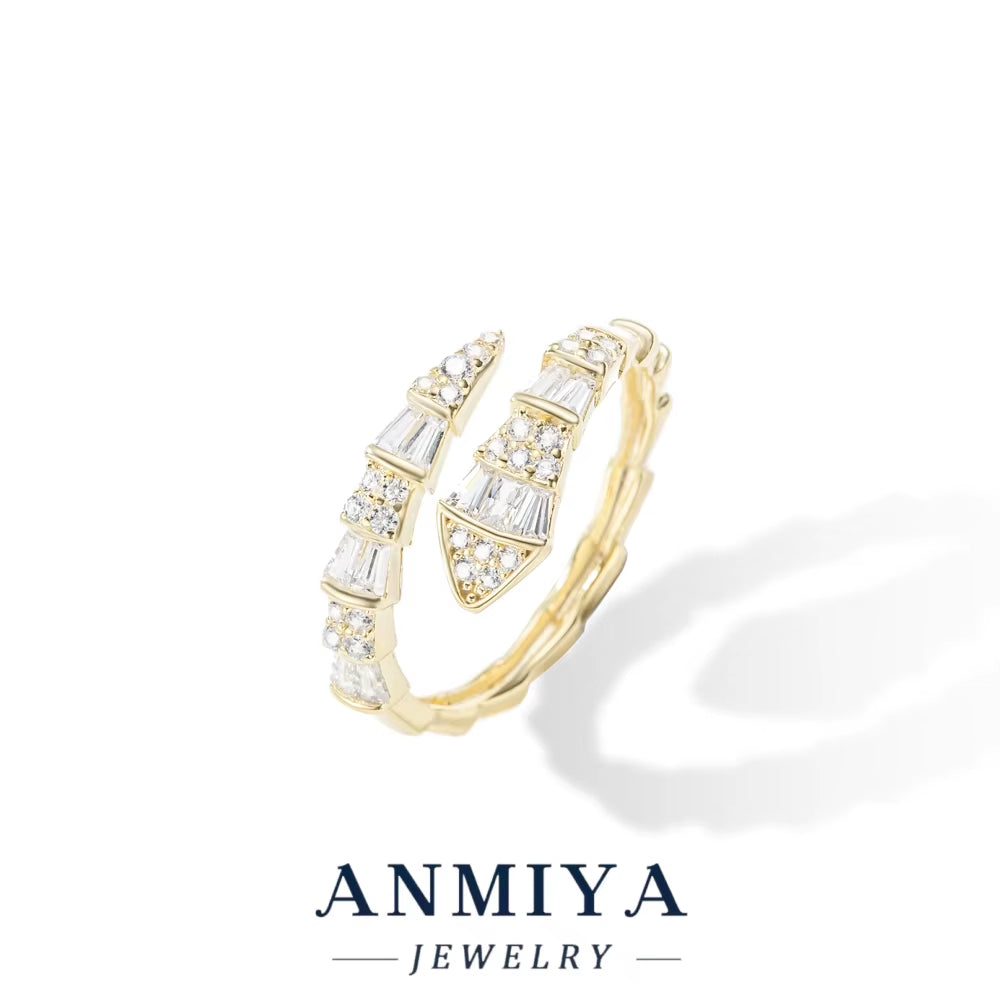 Wholesale S925 Slim Snake Ring Diamond-Cut Unisex Jewelry Bulk Stock for Daily/Party/Stacking Wear