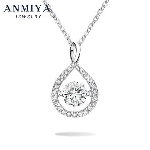 Moissanite Accent 925 Silver Jewelry - Luxury Earring Necklace Set, Anniversary Gift Silver 925 Jewelry Collection