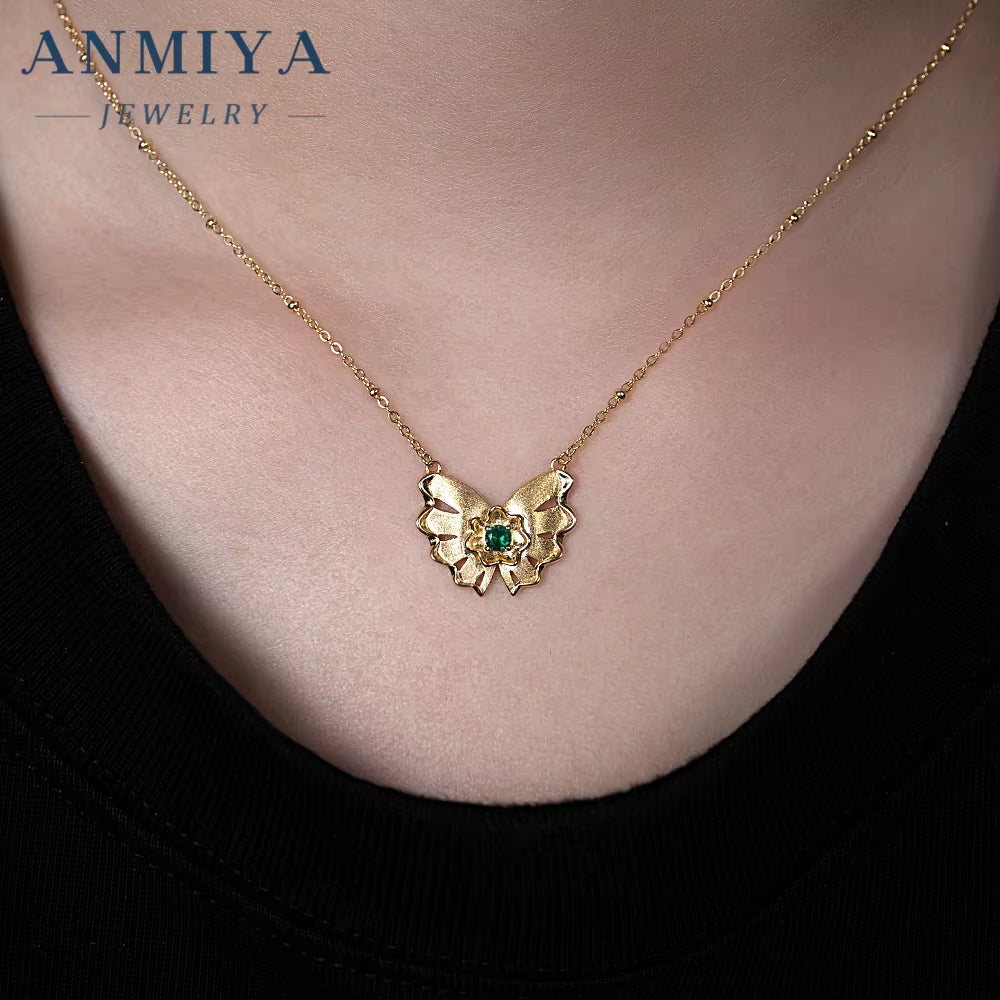 Silver Jewelry Gift Set - 925 Butterfly Necklace & Earrings, Sterling Silver 925 for Special Occasion