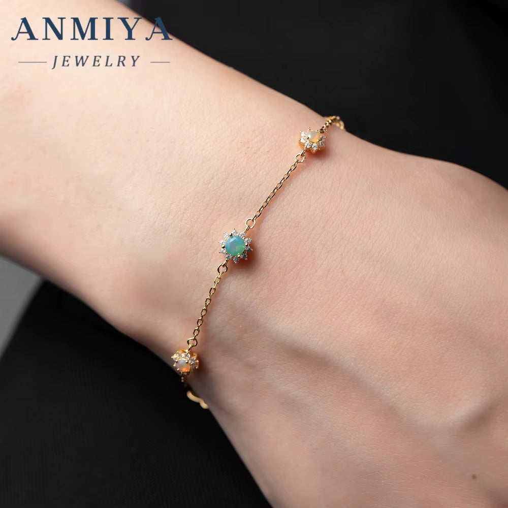 Fashion Wholesale Jewelry 18K Tennis Bracelet Silver 925 Gold Plated Cute Party Zircon Bracelets