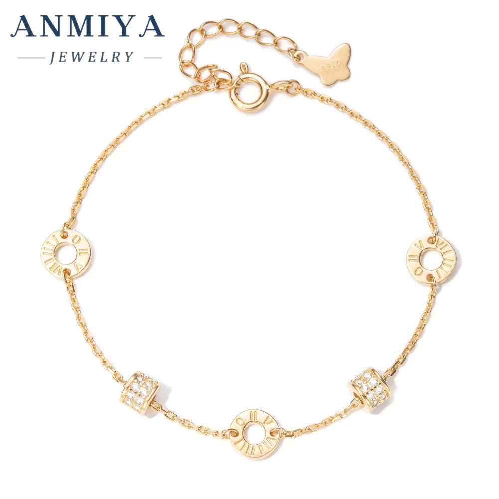 Wholesale 925 Silver Clover Bracelet Geometric Pattern Formal Jewelry Luxury Women'S Accessories for Jewelry Boutique Suppliers