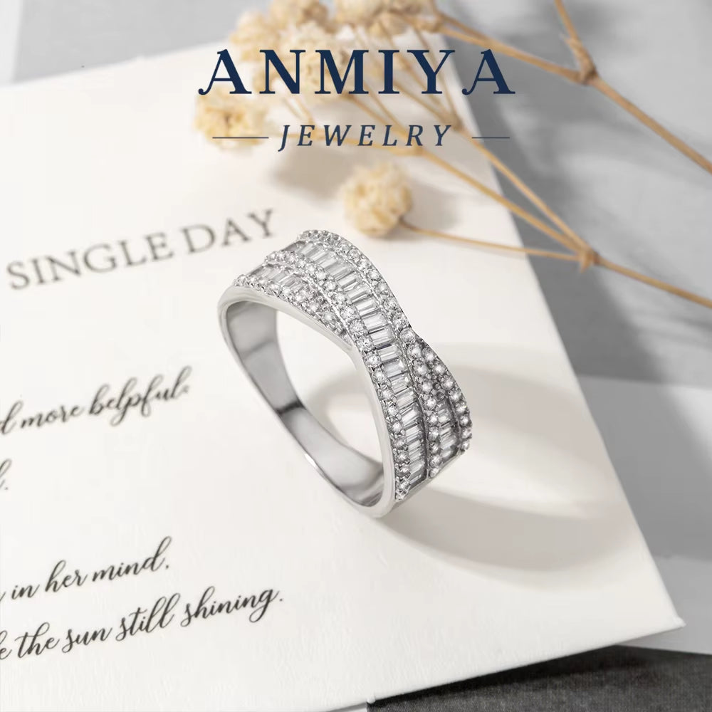 Fashion Rings Jewelry Women Infinity Promise Eternal Love and Friendship Cz Trendy Design Anniversary Gift S925 Ring