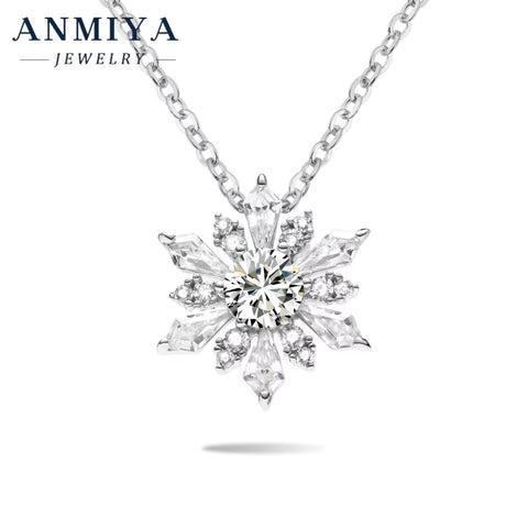 Certified Moissanite 925 Silver Jewelry Set - Genuine Necklace, Authentic Sterling Silver 925 Jewelry Gift