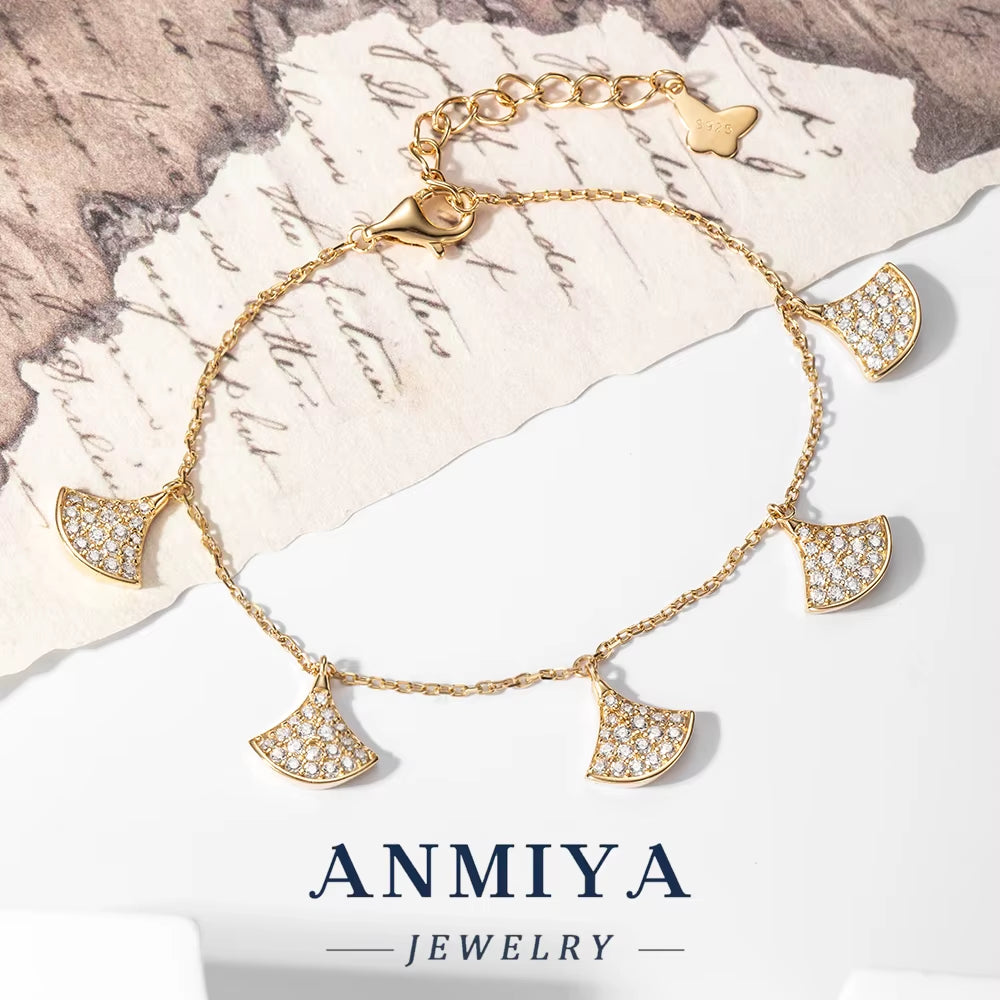 Minimalist Silver Jewelry Delicate Clover Bracelet with Mult-Leaves, Secure Lobster Clasp for Office Wear