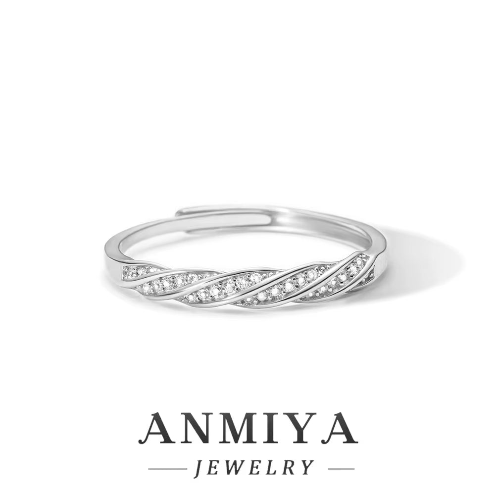 Fashion Jewelry 925 Sterling Silver Stacked Wear Ring Jewelry for Women 18K Gold Plated 925 Silver Wedding Engagement Rings