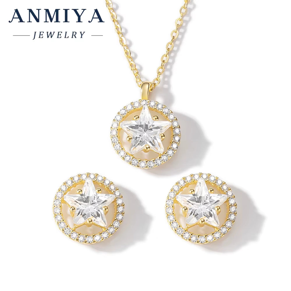 Complete Silver 925 Jewelry Set, Necklace&Earrings, Premium Sterling Silver Jewelry, Gift Packaging