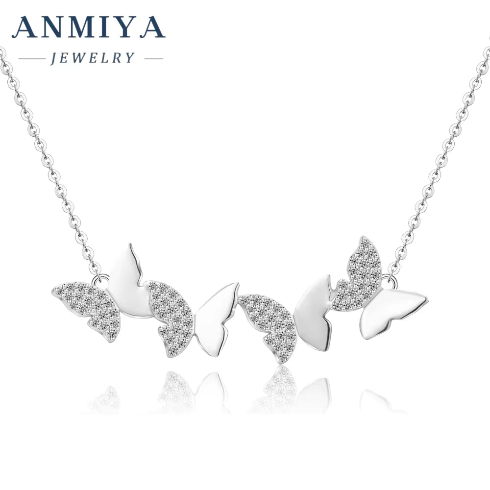 Women'S Fashion Sterling Silver Necklaces Elegant Jewelry for Anniversary Occasion