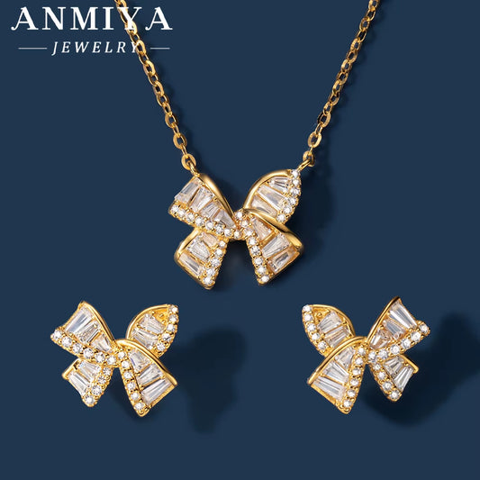 Silver 925 Jewelry Set for Women, Perfect Gift for Her, Sterling Silver Jewelry Set, Elegant Necklace & Earring