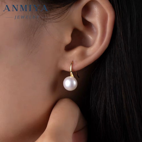 Manufacturer Best-Selling Trendy Pearl Earrings Classic 925 Silver Temperament Korean Style Ear Stud Pearl Earrings for Women