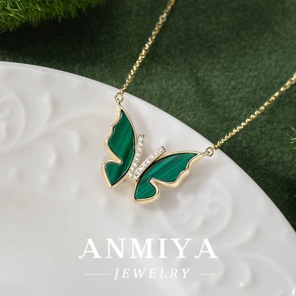 Malachite 925 Necklace, a Stunning Silver Jewelry Addition to Your Collection