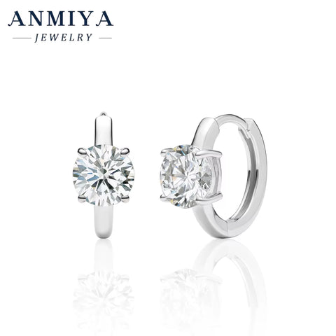 GRA Certified Moissanite 925 Silver Jewelry - Matching Earring Necklace Set, Premium Sterling Silver Jewelry Package