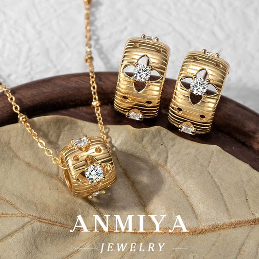 925 Silver Jewelry Collection - Matching 925 Necklace & Earring Set, Sterling Silver Gift