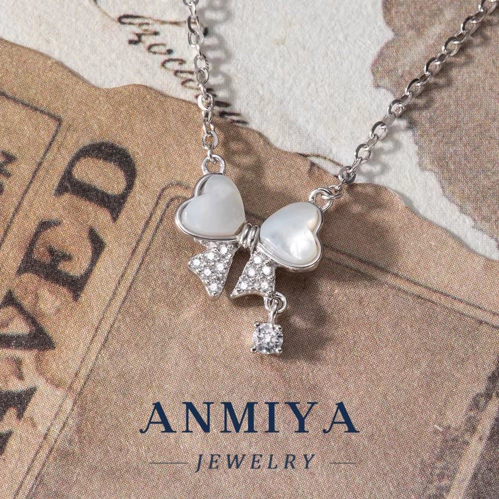 925 Sterling Silver Butterfly Pendant with Link Chain Gold and Silver Plated for Ladies' Fashion Gift Idea