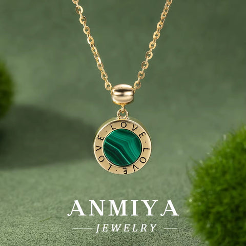 Discover the Beauty of Malachite: 925 Sterling Silver Jewelry, Exquisite Necklace Collection