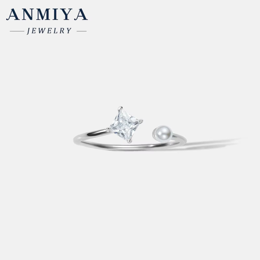 Manufacturer Factory Wholesale Custom 925 Sterling Silver Women'S Engagement Zircon Ring