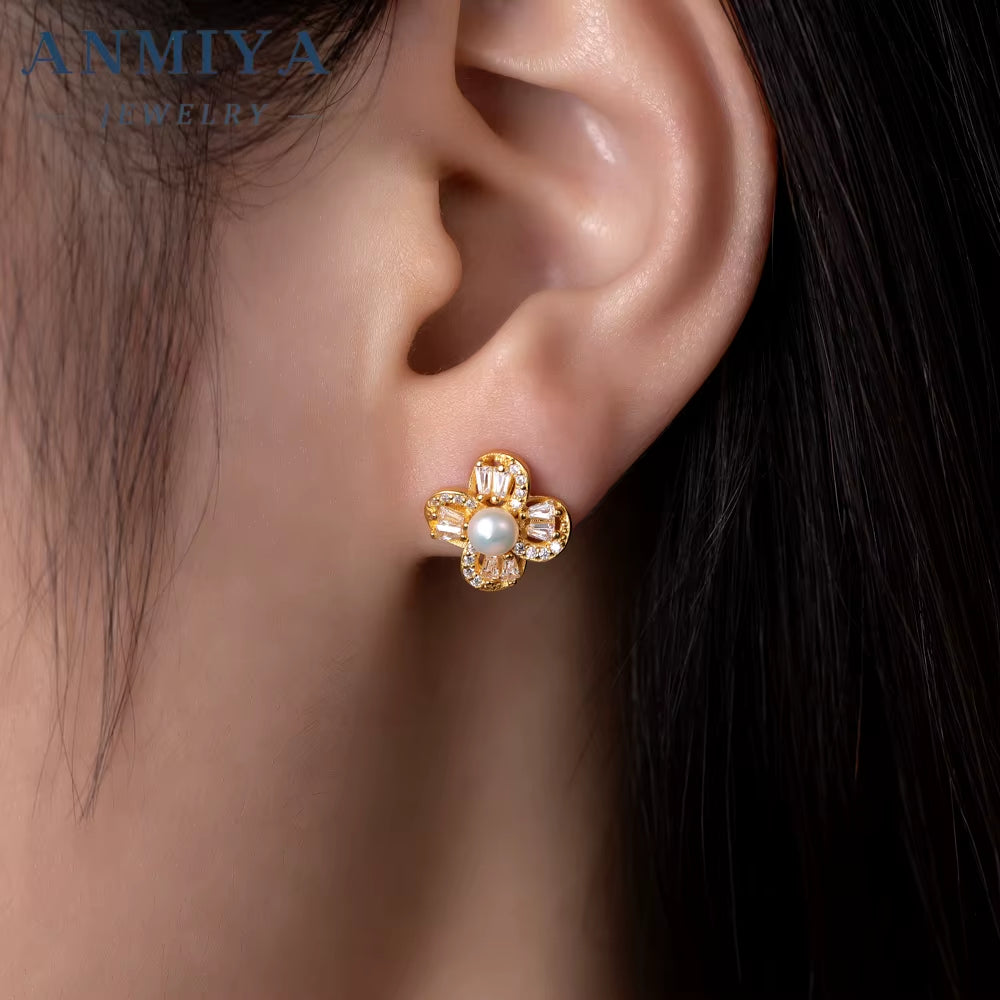 925 Sterling Silver Jewelry Set for Women, Elegant Silver 925 Set, Trendy Silver Jewelry Gift, Matching Necklace & Earrings