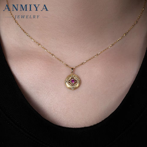 925 Geometric Necklace Jewelry Set - Silver 925 Matching Earrings, Sterling Silver Gift for Her