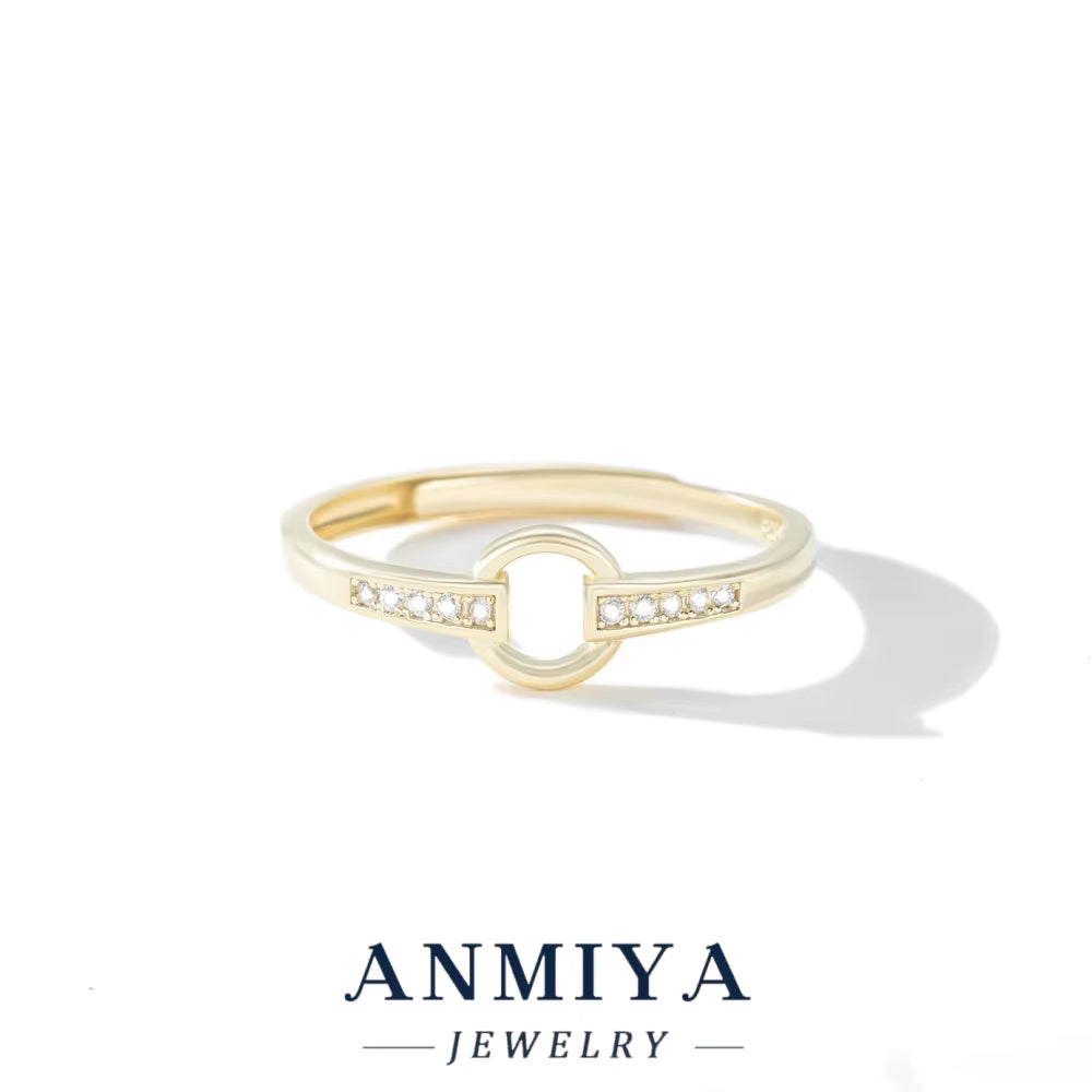 Wholesale 925 Geometric Ring Minimalist Silver Jewelry Bulk Orders for Daily Wear/Stacking/Gift