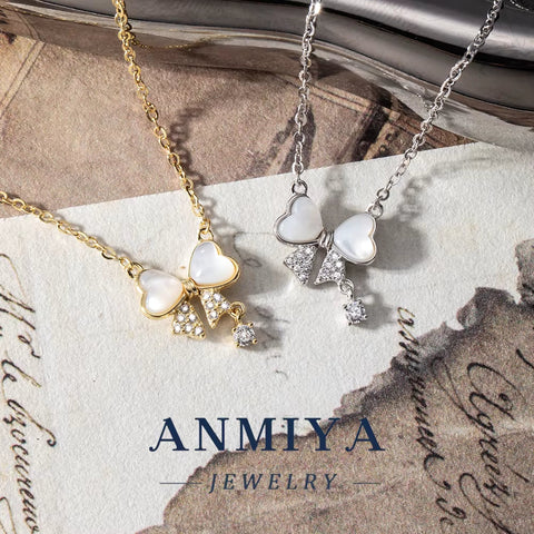 Fine Jewelry 925 Sterling Silver Women Butterfly Pendant Shell Necklace for Gift