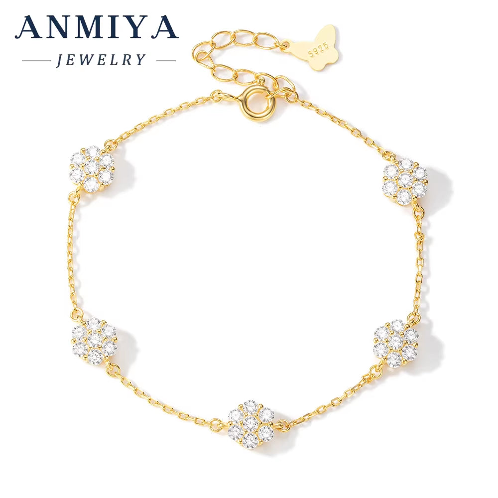 Modern Silver Jewelry Geometric Clover Bracelet Contemporary Design for Trendsetters Silver Clover Bracelet