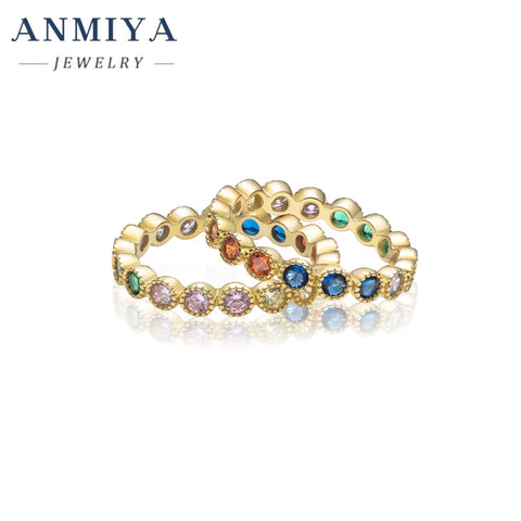 Minimalist High Quality Glaring Colorful Zircon 925 Silver Lab Diamond Ring for Beat Gift