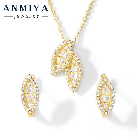 Elegant 925 Silver Jewelry Set for Anniversary,Wedding Sterling Silver Jewelry, Shimmery Silver 925 Set, Gift Ready