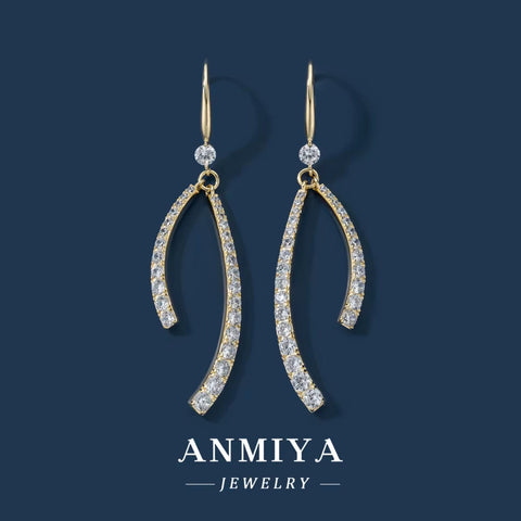 Best Selling 925 Sterling Silver Cross Inoxidable Hook Earrings with Tassels Classic Style Rhodium Plated 18K Gold Anniversary